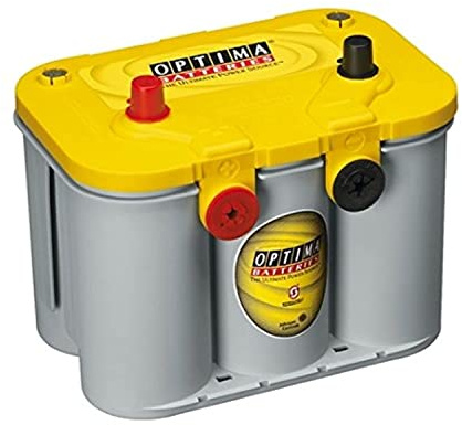 Optima Yellow Top YT U 4,2 BCI D34/78 12V 55AH Batterie, 25.4 x 17.5 x 20 cm | 25.4 x 17.5 x 20 cm