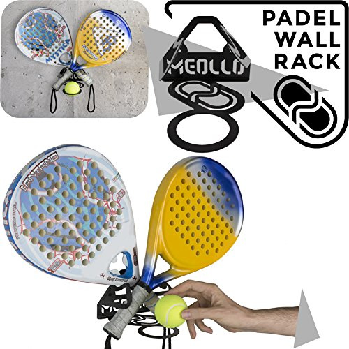 MEOLLO Support Raquette de Padel (100% Acier)