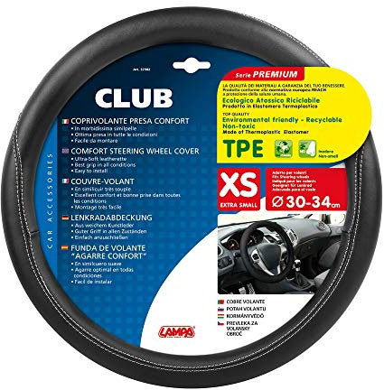 Lampa 32982 Club, coprivolante in Skeentex - XS - Ø 30/34 cm - Nero