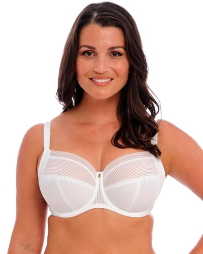 Fantasie Women's Fusion Underwire Cup Side Support Full Coverage Bra, White, 36H