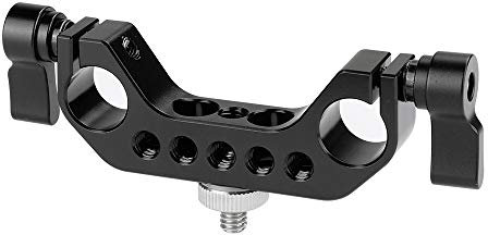 Camvate Kamera-Stangenhalterung mit 1/4-20 Gewinde für 15 mm Schulterstativ