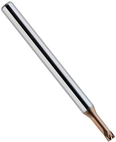 Karnasch 306267025002008 Fresadora Metal Duro De Matrices Con Radio Angular, Corta, Rockwell Cutter, 2.5Mm Diámetro De Corte, 8Mm Utilizando Longitud, 4Mm