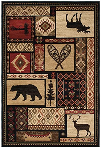 Mayberry Rug Patchwork Area Rug, 2'3x3'3, Multi