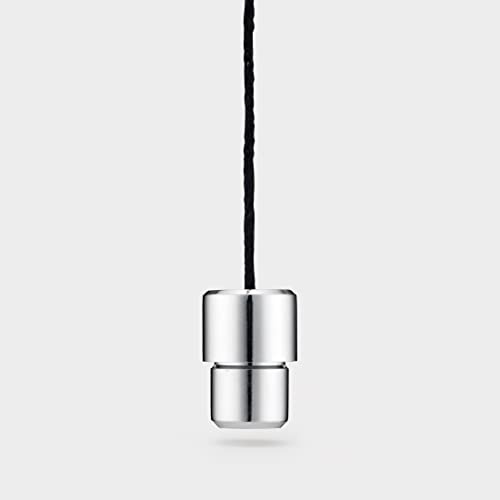 Pushka Home LTD Solid Brass Chrome Light Pull Cord Connector | for Bathroom, Bedroom or Kitchen | Blind Pull Cord