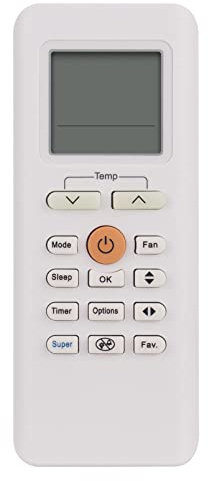 RG70A-BGEF Reemplazo de Mando a Distancia Aire Acondicionado por MIDEA | MA-09NXD0-I MA-12NXD0-I MA-18NXD0-I MA-24NXD0-I RG70A/BGEF RG70C/BGEF RG70C1/BGEF RG70E/BGEF