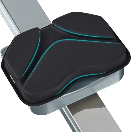 Rudermaschinen-Sitzkissen, kompatibel mit Concept 2 Rudergerät, Rudergerät, kompatibel mit Concept 2 Rower, Hydrow Rower, Concept2 Rowerg – Gel-Sitzpolster, Rudermaschinen-Zubehör