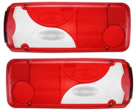 Set Of 2 Rear Tail Lamp Light Lens Pair Lh+Rh Compatible with Vw Mercedes Sprinter 2006-On