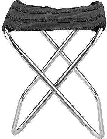 Topyond Klappstuhl, Campinghocker, Tragbarer Sitz aus Aluminiumlegierung Mit Aufbewahrungstasche, Für Outdoor-Reisen, Angeln, Wandern, Gartenarbeit