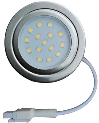 FfOcco YFlifangting 1.97-2.17in Hole Cooker Range Hood Bulb Light 1.5W 12V DC 230V With EL4.5 Male Connector Vent Light Lamp Cabinet Light (Color : 12V DC White, Size : No)