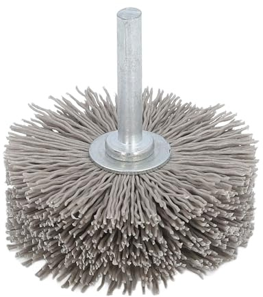 Key Cutting Brush Replacement for US102 Key Machine, Stainless Steel Handle Nylon Bristles Industrial Tool Brush for Key Cutting Machine Parts