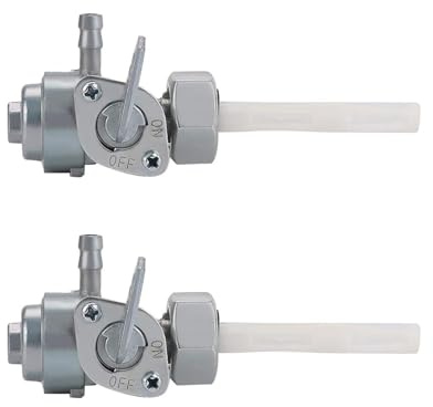 2 pièces Interrupteur de robinet de carburant, réservoir de carburant générateur, robinet de réservoir d'huile interrupteur de carburant pompe carburant pour générateur à essence (M16 x 1,5 mm)