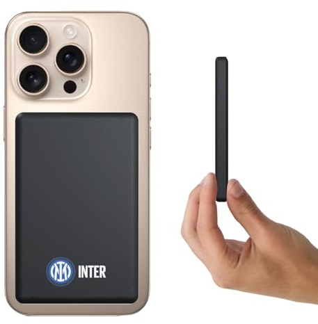 Powerbank Inter Wireless MagSafe Power 5000 mAh - Compatible with Apple and Android, Fast Charging Wireless and Type-C Cable - Cable Included mAh)