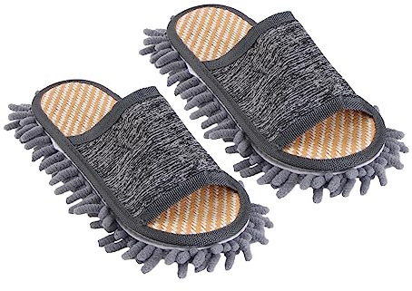 Beaupretty Summer Indoor Slippers Washable Chenille Sole Cleaning Slippers for Home