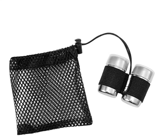 Small Camping Salt Shaker - 2x BBQ Seasoning Dispenser With Lid | Stainless Travel-Size Spice Containers for Hiking - Lightweight and Leakproof