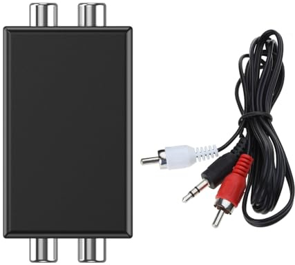 AMISENK Isolator Réducteur de bruit anti-interférences Filtre au son actuel Récepteur Bluetooth Enceintes de voiture/maison