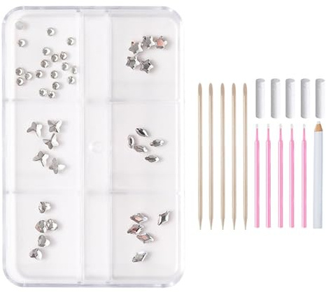TEMOOUES Ensemble De Bijoux De Dents Dentaires Différentes Couleurs Pierres De Diamant Accessoires À La Mode Pour Son Festival Ornements Dentaires