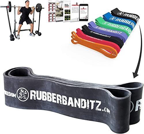 Rubberbanditz Pull Up/Crossfit Band - Monster - 80-200 lbs. (36-91 kg) - Resistance with Free GWP
