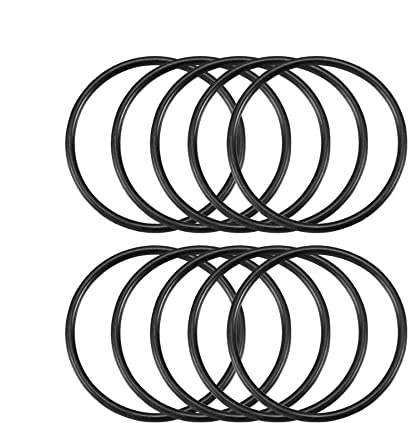 sourcing map 10Stk O-Ringe Dichtung 45mm AD 40mm ID 2,5mm Breite | Nitrilkautschuk Metrischer O-ring Dichtung