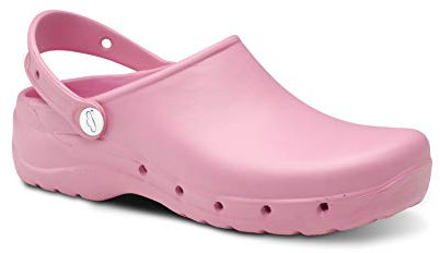 Feliz Caminar - Zuecos Sanitarios Flotantes, Rosa, 40 EU