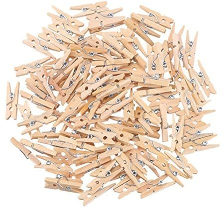 Pinzas de madera, resistentes, de 45 mm, para ropa o manualidades, 200 unidades, de la marca CCINEE