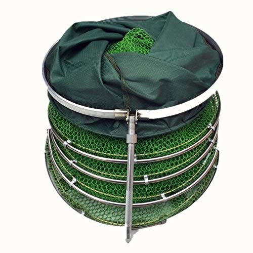 Lobboy 2m / 2.5m / 3m / 4m mit Beutel Schnell trocknend geklebtem Kescher Faltbare Crayfish Karpfen Angelzubehör