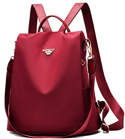 shepretty Zaino Donna antifurto Borsa Tracolla Zainetto Viaggio,8864-c