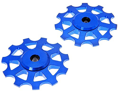 Nova Ride 11T Keramik-Riemenscheiben-Set, Keramik-Riemenscheiben-Set, Farbe: Blau/Blau