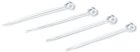 Telliswelt Stecknadeln transparent, 1000 Stück, 3,5 cm x 1 mm