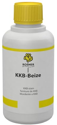 Rosner KKB 1 Liter - Schwarzbeize für Holz - Beize für Eiche, Buche & Esche