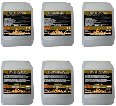 ANTIVIR ON Bioethanol 30L 96.6% Kaminethanol hochrein vollvergällt Alkohol Kamin Premium Ethanol