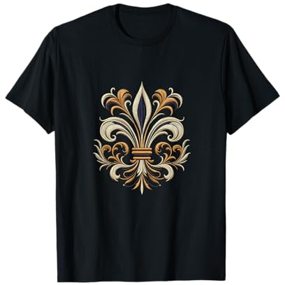 Motif fleur de lys intemporel T-Shirt