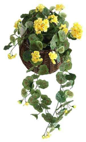 Künstliche Begonienblumen | Hängende Simulation Begonie - Künstliche Blumen für Draußen, UV-beständige künstliche Begonienblumen für Innen- und Außendekorationen