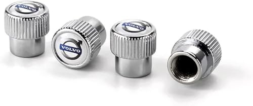 Bilventilkåpor för Volvo Car Wheel Däck Valve Caps Bilkåpor Däckkåpor Däckskydd Tillbehör