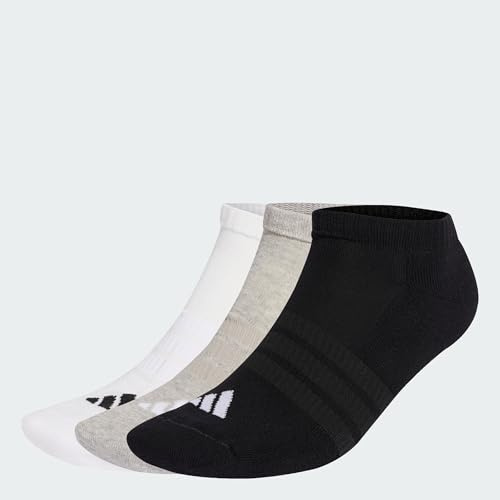 adidas Unisex Cushioned Essentials Low Cut Socks 3 Pair Pack Socks