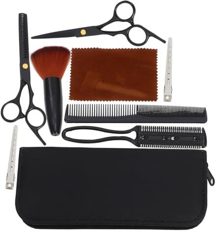 Ipetboom 1 Satz Haarschneidescheren Teiliges Friseurwerkzeug für Professionelle und Haarstylings Ergonomischer zum Ausdünnen Haaren für Männer