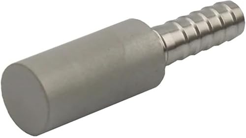 1pc Stainless Steel Diffusion Stone for Home Brewing - Aeration Stone with 1/4 Barb for Beer, Wine, and Soda(0.5 Micron)