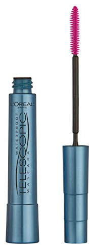 L’Oreal Paris Makeup Original Telescopic Mascara, Separating Mascara Volume and Length Formula, Waterproof, Black, 0.27 Fl Oz., 1 Count