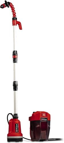 Einhell Bomba de agua clara con batería GE-PP RB Li-Solo Power X-Change (18 V, caudal máx. 3000 l/h, 2 bar, tubo de conexión telescópico sin escalonamiento, sin batería ni cargador)