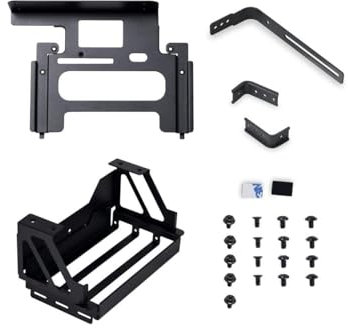 LIAN LI O11 Dynamic EVO O11 DE-9X Montagehalterung, kompatibel mit der Serie RTX40, Schwarz, GPU-Set, vertikal, autorisierter Händler