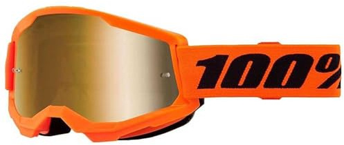 100% STRATA 2 Goggles - Sports Goggles for Motocross & Mountain Biking - Eyewear for Bike Riders - Motocross Goggles for Men