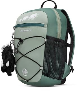 Mammut First Zip 4 | Outdoor Rucksack, Für 2- bis 9-Jährige Kinder, Brustgurt mit Signalpfeifer | 4 l, Jade-Dark Jade