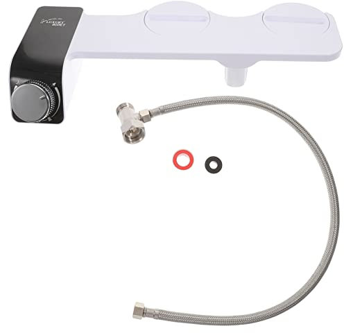 NUOBESTY 1 Juego bidé acoplable para inodoro accesorio para inodoro bidé de bidet de agua para el baño accesorio para bidé no eléctrico bidé portátil para inodoro el plastico