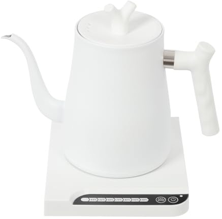 Bollitore elettrico con collo di cigno, bollitore elettrico con regolazione della temperatura e indicatore di controllo, bollitore elettrico con protezione a secco e manico resistente al calore