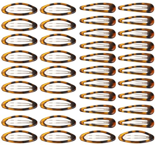 20 Pezzi Fermagli per Capelli da Donna, Clip per Capelli da Donna, Antiscivolo, Effetto Tartaruga, Ambra Belle Clip Capelli Semplici