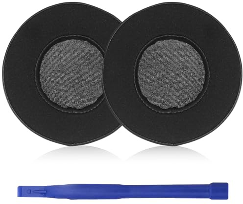 Aiivioll DT770 Ohrpolster Ersatz Kompatibel mit Beyerdynamic DT 770/Pro, DT 880/Pro, DT 990/Pro Kopfhörer Ohrpolster Kissen Sport-Kühlgel und Memory-Schaumstoff-Ohrpolstern (Schwarz)