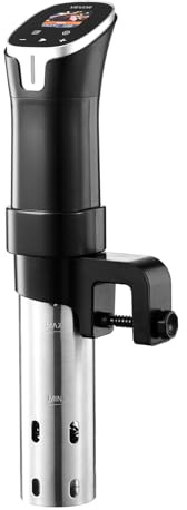 VEVOR Sous-Vide Stick, 1100 W Sous-Vide Garer, WLAN-Tauchzirkulator mit 10 voreingestellten Rezepten, LCD-Touchscreen, Präzisionskocher, genaue Temperatur & Timer, App-Steuerung