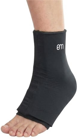 Knöchelbandage mit Gel Kühlmanschette für Sprunggelenk Kühlpad Fuß Kältetherapie Wärmetherapie bei Verstauchungen Schwellungen Achillessehne Schmerzlinderung(S)