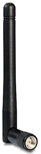 DELOCK WLAN 802.11 ac/a/b/g/n antenn SMA-kontakt 2 dBi rundstrålande med vridled svart