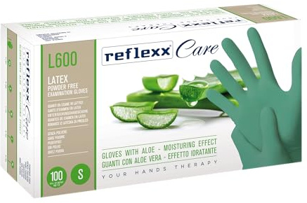Reflexx L600/XS Einweghandschuhe aus Latex mit Aloe Vera
