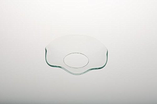 Tropfschale, Glas, Außen-Ø 6,8 cm Kerzentropfenfänger, Innen-Ø 2,5 cm Kerzentropfenfänger